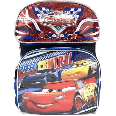 Official Disney Pixar Cars 3 Embroiderd Plush Front Backpack Holidays School Official Disney Pixar Cars 3 Embroiderd Plush Front Backpack Holidays School